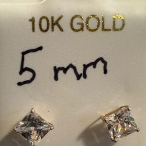 10K Gold Stud Earrings